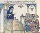 Iraq / Arabia: A khutbah or sermon delivered from the minbar or pulpit of a mosque. Miniature by Yahya ibn Mahmud al-Wasiti, 1237 CE