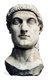 Italy: Head of Constantine the Great (Latin: Flavius Valerius Aurelius Constantinus Augustus, c. 27 February 272 – 22 May 337), also known as Constantine I or Saint Constantine, Roman Emperor from 306 to 337 CE